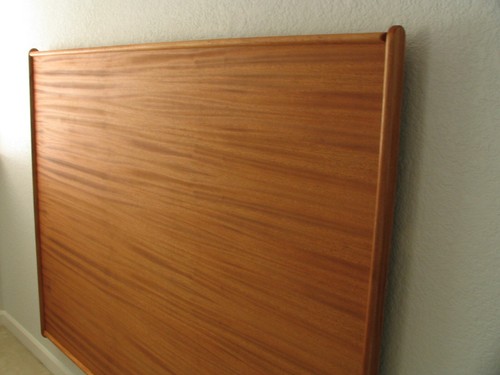 Headboard Mahogany Wood Scandinavian Sled Model - Picture 11 of 36
