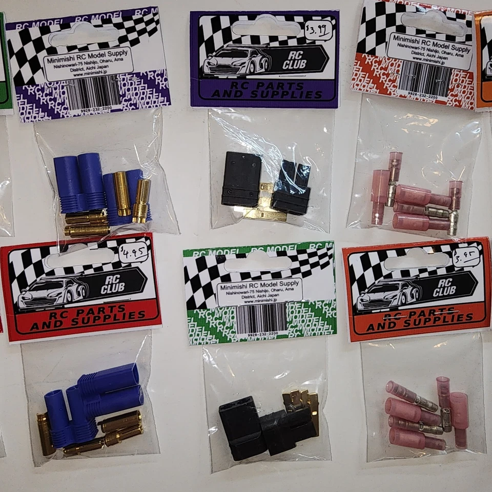 Massive asst RC wire connectors DEANs TRAXXAS EC3 EC5 XT60 XT90 Servo Bullet. - Image 3 of 4