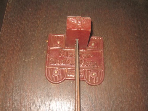 Standuhr, Eiche, ca.1920 Uhrwerk sign.FHS - Bild 11 von 11