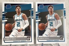 2 LaMelo Ball | 2020-21 Optic Donruss Rated Rookie Base Cards #153 (2 Cards)