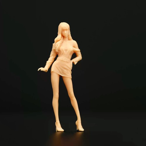 1:64 1:43 Sexy Beauty Miniature Figure Model Scene Props For Cars Vehicles - Picture 2 of 11
