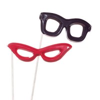 Eye Glasses Sucker Candy Pop Mold-4 Molds Eye Glasses Sucker Candy Pop Mold-4 Molds
