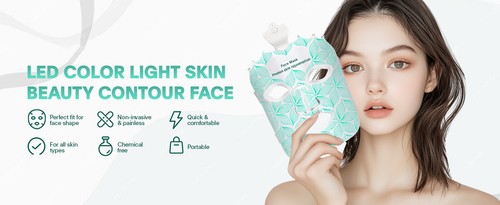 LED Light Therapy Face Mask-7 color Settings Proffesional Esthitician Quality - Picture 15 of 17