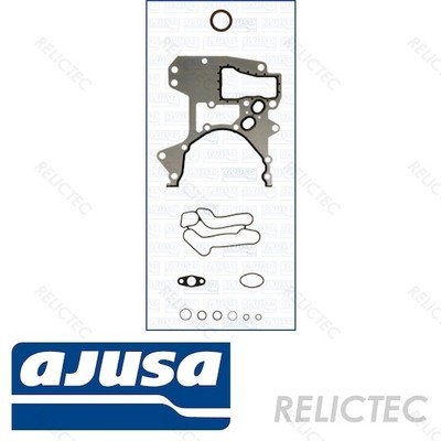 Crankcase Lower Gasket Set Seals Opel Vauxhall:ASTRA H,Mk V 5,CORSA D ...