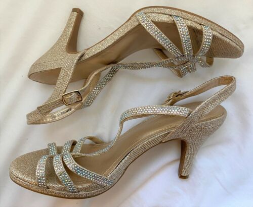 DREAM PAIRS Women's Amore 3 Stilettos Open Toe Pump Heel Sandals Size 8.5 - Picture 2 of 6
