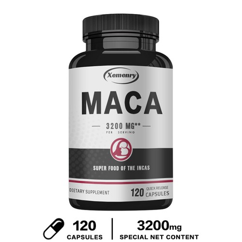 Maca 3200mg – Testosteron-Booster, Erhöhen Sie Die Energie, Muskelgesundheit - Picture 10 of 12