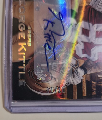 2020 Zenith Artist Proof George Kittle Auto #'d 1/10 49ers - Picture 2 of 3