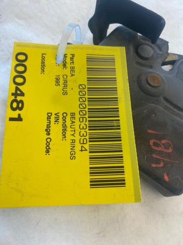 1995 CHRYSLER CIRRUS Front Hood Lock Latch Panel with Release Pull Lever OEM - Picture 8 of 15