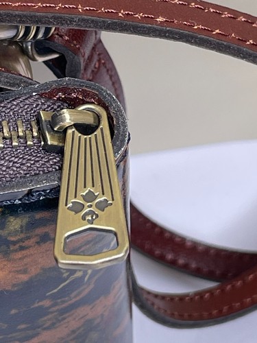 Patricia Nash Leather Pertina Frame Pouch Convertible Wallet. - Picture 6 of 10