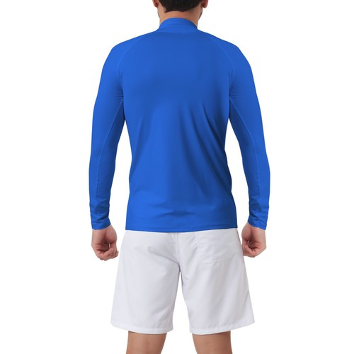 Mens Long Sleeve Plus Size Rash Guard Shirt Rashie 3XL 4XL 5XL 6XL 7X 8X/ LRPLRL - Picture 7 of 27