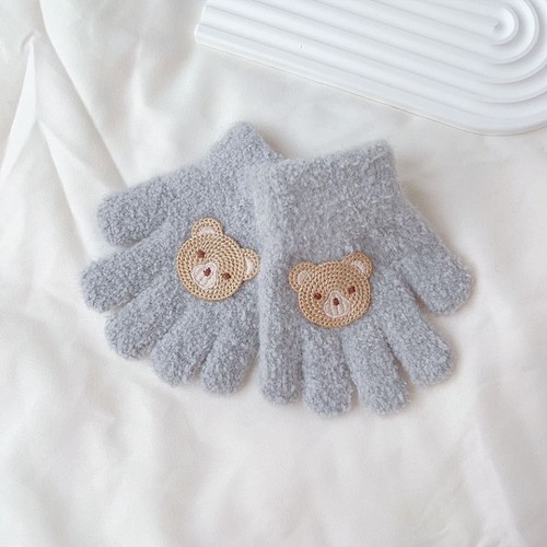 Thicken Velvet Children Baby Gloves Warm Mittens For 1-3 Years Old - Picture 13 of 17