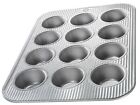 Usa Pan 12 Cup Muffin and Cupcake Pan Nonstick Aluminized Steel Made in Usa