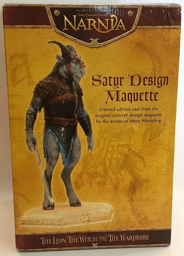 THE CHRONICLES OF NARNIA : SATYR DESIGN MAQUETTE MADE BY WETA COLLECTIBLES - Picture 3 of 10