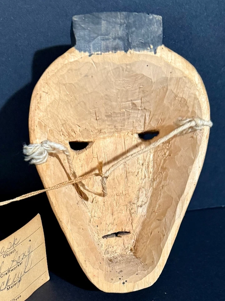 БУДЕТ ДЛИННЫЙ ЧЕРОКИ BUCKEYE «ВОИН» МАСКА, ОРИГИНАЛЬНЫЙ QUALLA ЯРЛЫК, НОВОМ! - Изображение 4 из 4