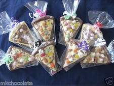 BELGIUM CHOCOLATE PIZZA SLICES/SWEETS PARTY BAG/STOCKING FILLERS/SLEEP OVER