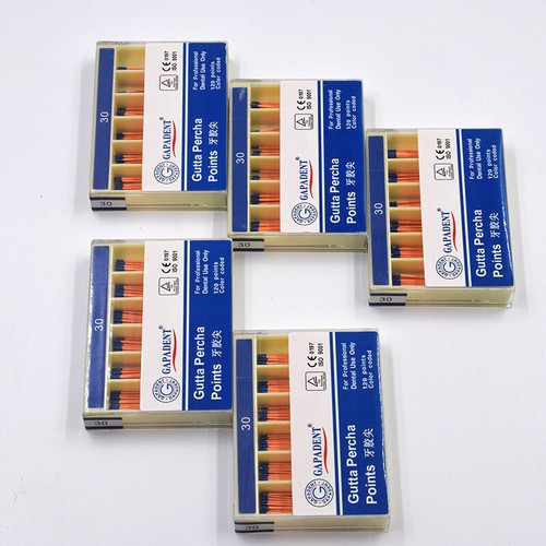 120 Pcs/Box Dental Gutta Percha Absorbent Paper Points Endodontic Oxide GAPADENT - Picture 29 of 60