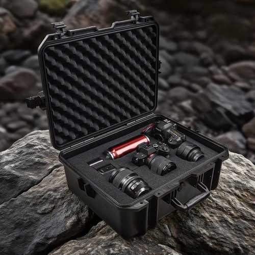 19" Professional Camera Protective Hard Storage Case w/Customizable Foam IP67 - Picture 18 of 18