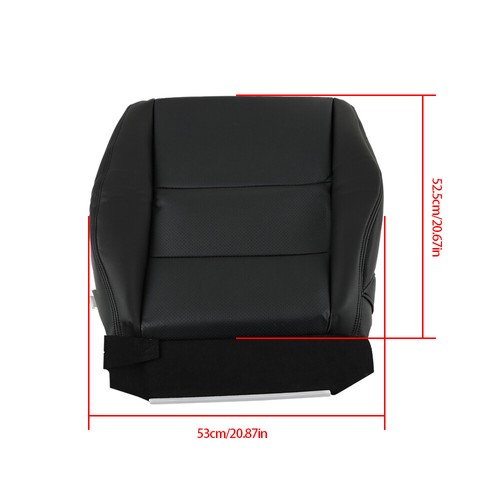 Nuevo para Acura RDX 2007-2012 parte inferior del conductor cuero perforado cubierta de asiento negra - Imagen 4 de 15