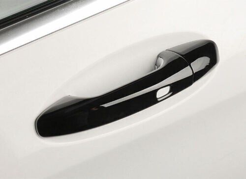 Gloss Black Exterior Side Smart Door ABS Handle Trim For Benz E-Class 2016-2021 - Picture 5 of 6