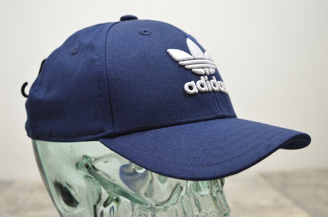 Children's Adidas Originals Navy Blue Classic Trefoil Baseball Cap Children's Adidas Originals Navy Blue Classic Trefoil Baseball Cap