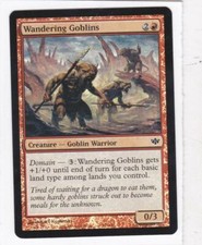 MTG: Conflux: Foil: Wandering Goblins