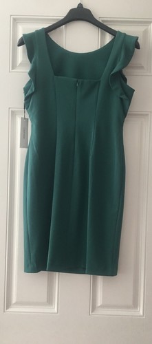 Calvin Klein Damen Größe 12 Flatterärmel Etuikleid grün CD0C125J 134 $ - Bild 6 von 6
