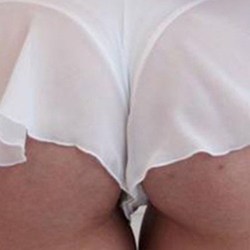 Womens Sexy Lace Sheer Mesh Mini Skirt High Waist Short Lingerie Underwear Size - Picture 10 of 15