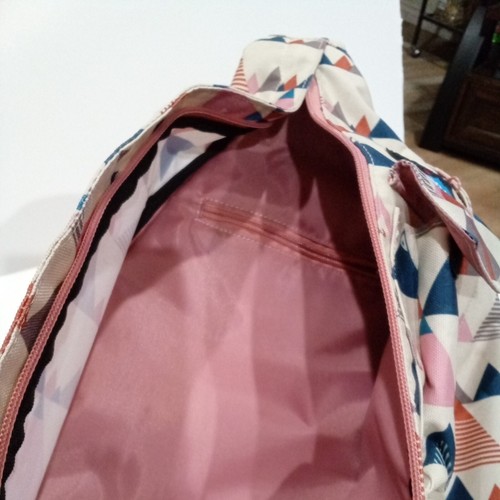 KAVU Rope Bag Sling Crossbody Pack Owl's Up NO Rips Tears All Zippers Work - Picture 4 of 6