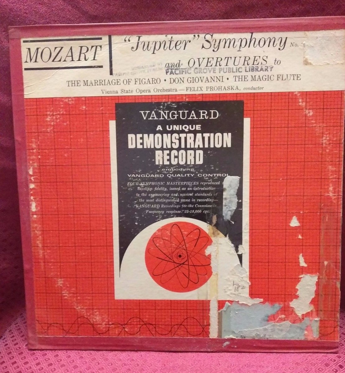 Mozart–1964-Vanguard DEMONSTRATION SRV-118 - 12”-33 1/3RPM