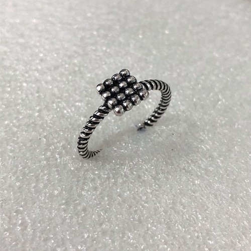 plated Sterling Silver Knot Oxidized Band/Thumb Adjustble style Afforable Fashio - Picture 9 of 28