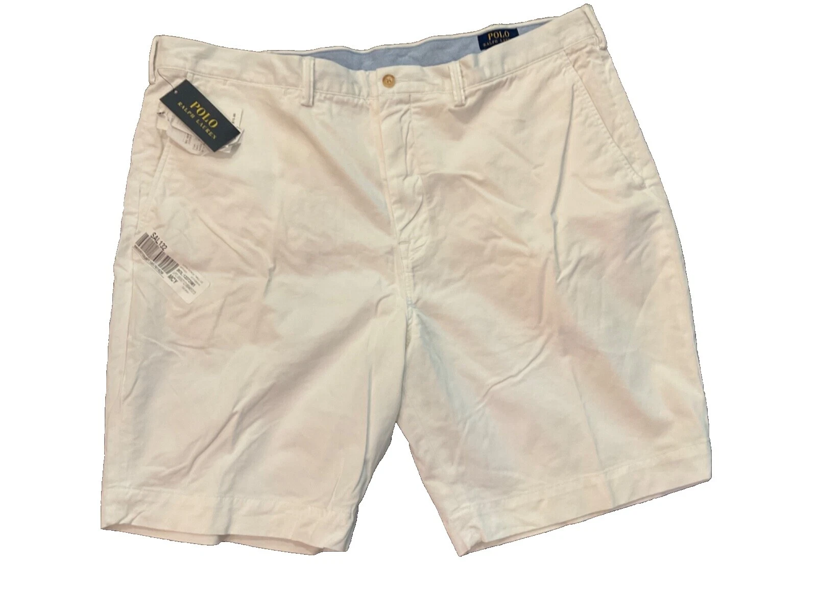 Мужские белые шорты Ralph Lauren