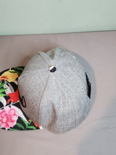 Lilo and Stitch Disney Hat Floral Hawaiian Tropical Print Brim Snapback Youth - Picture 5 of 8