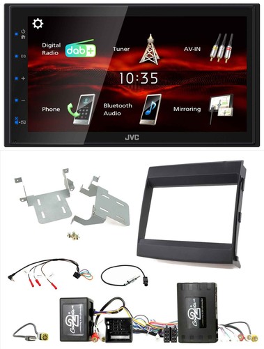 JVC USB Bluetooth Lenkrad DAB 2DIN Autoradio für Porsche Cayenne Soundsystem Inf
