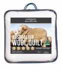 Tontine 375/500 GSM Australian Wool Quilt Doona Duvet All Season & Winter Weight