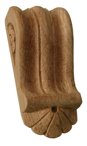 Massiveiche Holz Corbel Halterungen für Regency Interieur, passendes Paar-WO559 - Bild 2 von 3