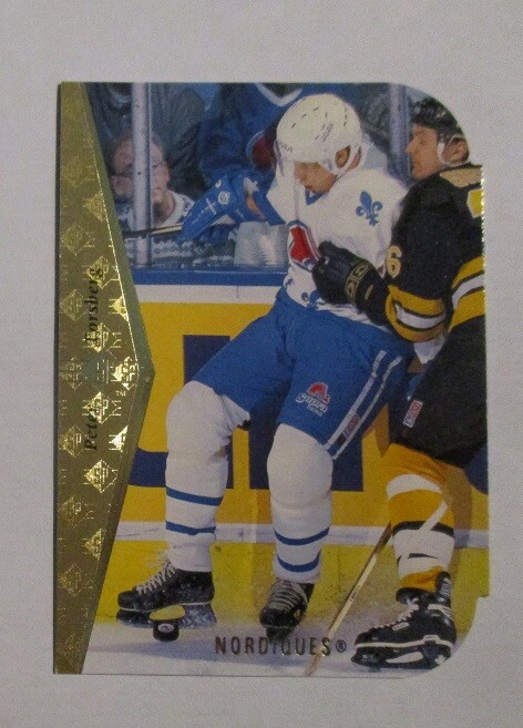 PETER FORSBERG Quebec NORDIQUES 1994-95 UPPER DECK SP Die-cut HOCKEY CARD #96