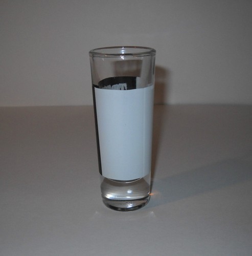 Tarantula Shot Glass Black and White 10.5cm/4 1/4" Tall - Picture 4 of 4