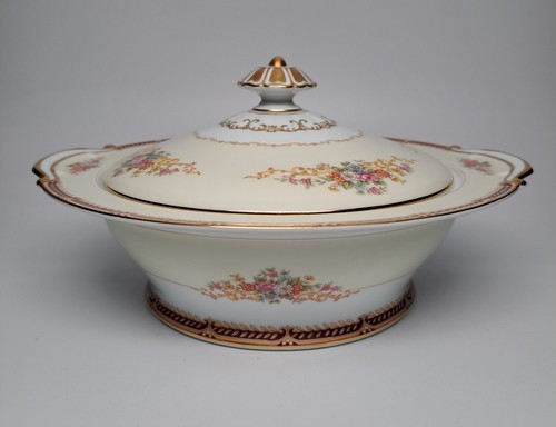 Vintage Noritake China Alberta 6501 Round Covered Vegetable Bowl w/ Lid Japan - Picture 4 of 16