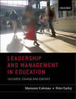 Leadership and Management in Education: Cultures, Change, and Context by Oxford University Press (Paperback, 2004)