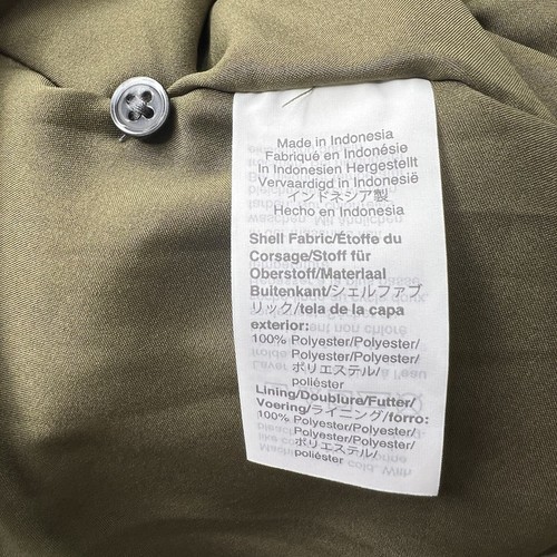 Madewell Cinch-Waist Tiered Midi Dress in Wildblooms Olive Green Long Sleeve NWT - Picture 9 of 11