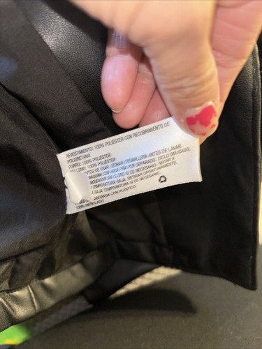 Art Class Faux Leather Moto Jacket Girls XS(4-5)Black .Zipper . Pockets,good con - Picture 9 of 10