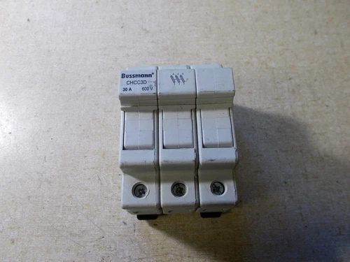 Bussman CHCC3D 3-Pole 30A 600V Fuseholder *FREE SHIPPING*