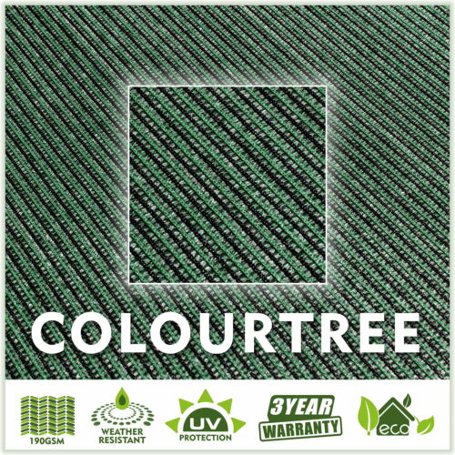 Colourtree Green Custom Size Rectangle Sun Shade Sail Canopy Fabric Cover Patio - Picture 4 of 8