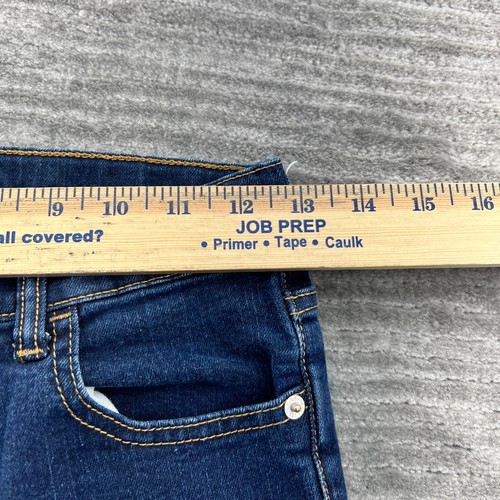 Gap Jeans Size 12 Youth Girls Straight Stretch Low Rise Medium Wash Blue Denim - Picture 8 of 10