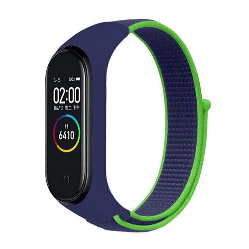 Nylon Silicone Wrist Straps Breathable Accessories For Xiaomi Mi Band 6 5 4 3 - Foto 25 di 38