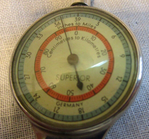 Compass Map Measure by Superior With Case Vintage - Picture 10 of 14