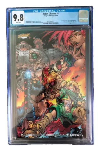 Battle Chasers #1 (1st App. Of Red Monika) Image/Cliffhanger 4/98, CGC 9.8 NM/MT