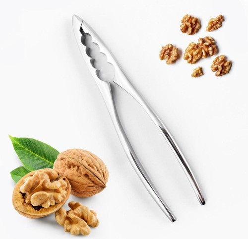 Schwerlast Edelstahl Nussknacker Walnuss Pekannuss Öffner Werkzeug Zange rutschfest - Bild 2 von 3