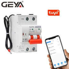 GEYA WIFI Circuit Breaker Time Relay Switch 1-4P 20-100A Voice Remote Control