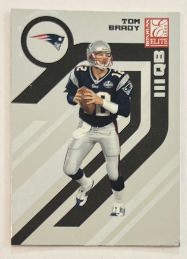 Tom Brady 2005 Donruss Elite Base Card #56 New England Patriots ESE QTY